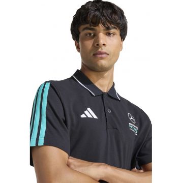 Tricou polo Petronas Formula 1 Motorsport - Turcoaz/Negru stins