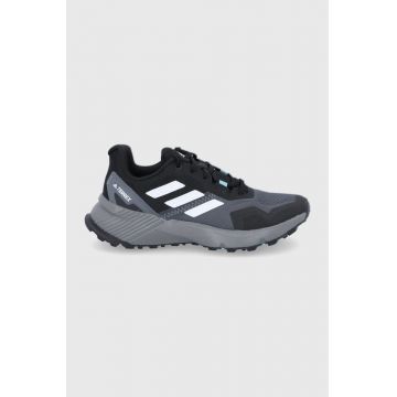 adidas Performance pantofi Terrex Soulstride femei, culoarea negru FY9256-BLK/CRWHT