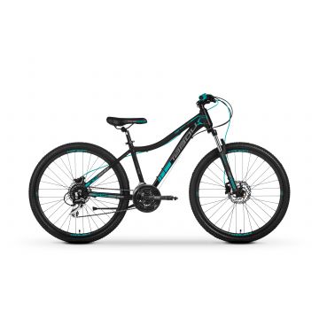 Bicicleta de munte pentru fete Tabou Venom W 4.0 Negru/Turcoaz 2022