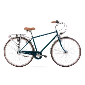 Bicicleta de Oras pentru barbati Romet Vintage Classic M Verde Turcoaz 2022