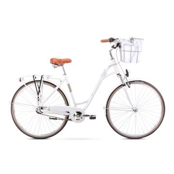Bicicleta de Oras pentru femei Romet Art Deco Eco Alb 2022
