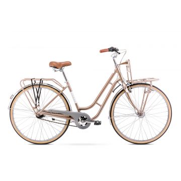Bicicleta de Oras pentru femei Romet Luiza Lux Bej 2022