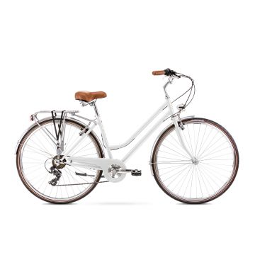 Bicicleta de Oras pentru femei Romet Vintage Eco D Alb 2022