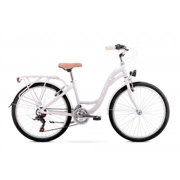 Bicicleta pentru copii Romet Panda 1 LTD Lavanda/Alb 2022