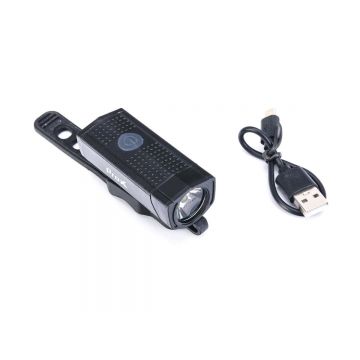 Far USB Romet PROX AERO F-PLUS 400 lumeni Negru