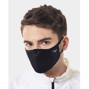 Masca pentru sportivi 3D ultra respirabila cu protectie UV Naroo N0U Negru