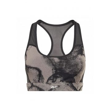 Bustiera sport dama HF0172 -  Negru/Bej - Poliamida/Poliester -