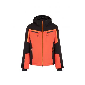 Jacheta schi barbati EA7  Stratum 7 - Negru/Portocaliu