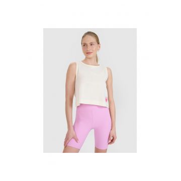 Maiou sport dama  alb - poliester - antrenament sala -