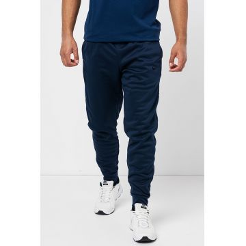 Pantaloni conici cu logo pentru fitness