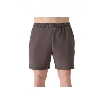 Pantaloni scurti sport  4FWSS25TFSHM0867 - uscare rapida - talie elastica - poliester - maro -