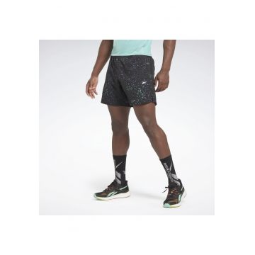 Pantaloni scurti sport barbati HG4070 -  Poliester/Elastan - Negru -