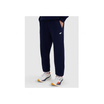 Pantaloni sport barbati -  bumbac - bleumarin inchis