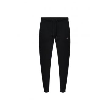 Pantaloni sport barbati - U.S. GRAND POLO - IAN 9003 - negru - bumbac/poliester