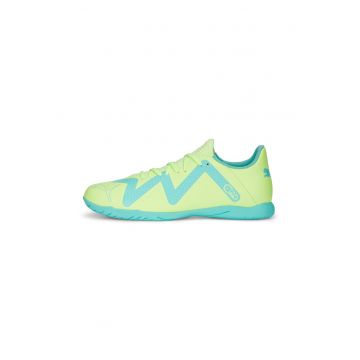 Pantofi pentru fotbal Future Play IT - Turcoaz/Verde lime