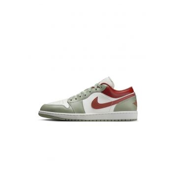 Pantofi sport  Air Jordan 1 Low - alb - piele