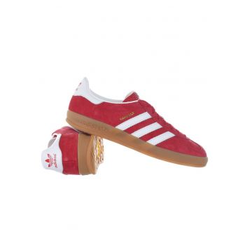 Pantofi sport barbati -  44 2/3 - culoare rosu - piele naturala