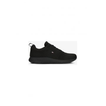 Pantofi sport barbati -  Corporate Knit Rib Runner - Piele naturala - Negru