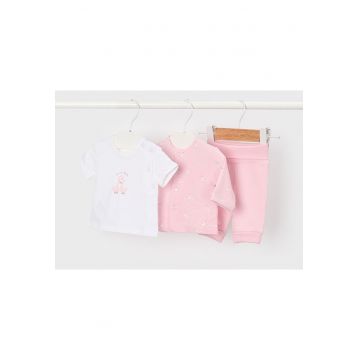 Trening bebe cu 3 piese - roz -