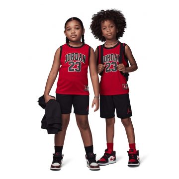 Trening cu logo - pentru baschet Jordan - Rosu/Negru/Alb optic