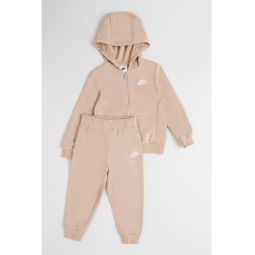 Trening din amestec de bumbac cu detaliu logo - Bej