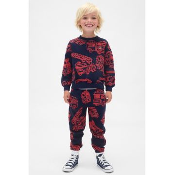 Trening lejer Firetruck - Rosu stins/Bleumarin