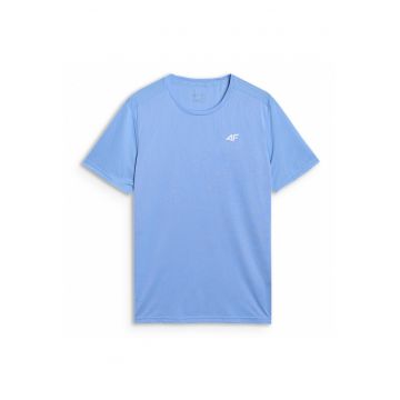 Tricou Alergare Barbati  Albastru - Reflectorizant