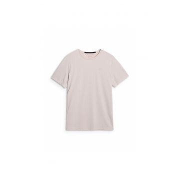 Tricou Antrenament Barbati -  Uscare Rapida - Material Sintetic Durabil - Crem - Crem