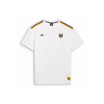 Tricou  Drift Masters - bumbac - Alb/Negru/Galben