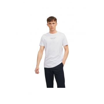 Tricou JACK &JONES Bluarchie Crew 48801 - Alb