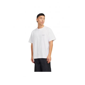 Tricou JACK &JONES Islington Back 40265 - Alb