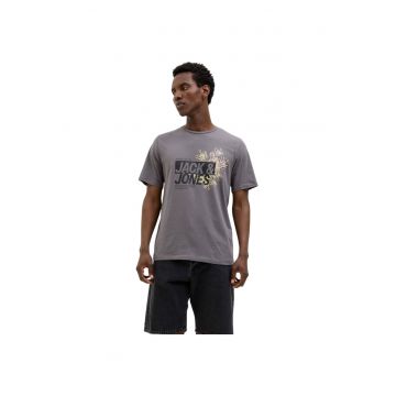 Tricou JACK &JONES Jaxon LN 45818 - Gri