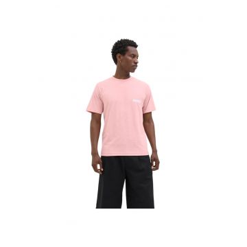 Tricou JACK &JONES Sago Logo Slub 45543 - Roz