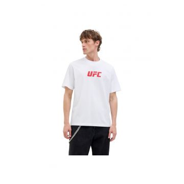 Tricou JACK &JONES UFC CN 48889 - Alb