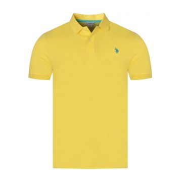 Tricou polo barbati -  bumbac - galben
