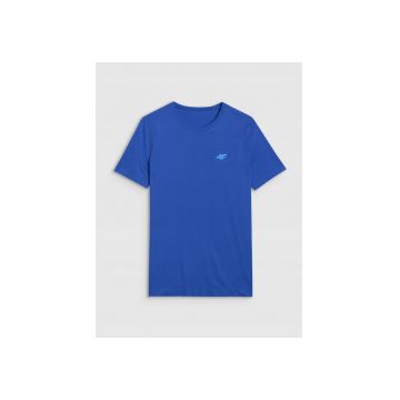 Tricou sport barbati  albastru - uscare rapida - sintetic - croiala slim