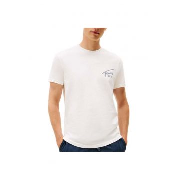 Tricou  TJM REG SIGN BACKPRINT SS T EXT-DM0DM22320-YBL