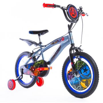 Bicicleta cu roti ajutatoare, Huffy, Marvel Avengers, 16 inch