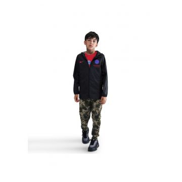 Bluza pentru copii  PSG Y NK Academy PR Hd Rn Jacket 3R - Negru