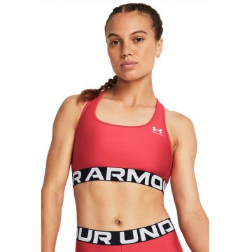 Bustiera cu decupaj pe partea din spate cu logo - pentru antrenament Authentics - Rosu/Alb/Negru