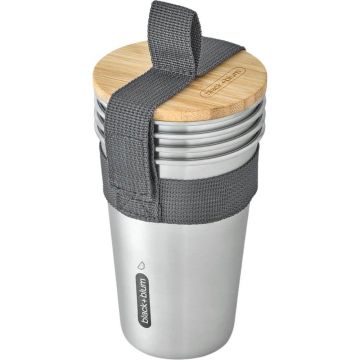 Cană de voiaj argintie din oțel inoxidabil 500 ml – Black + Blum