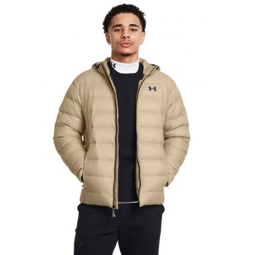 Geaca cu umplutura de puf si gluga Legend - Bej