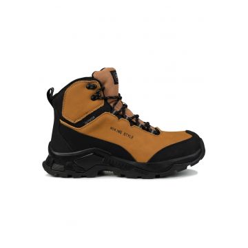 Ghete sport barbati  HIKER - camel - captusite - sintetice - pentru trekking