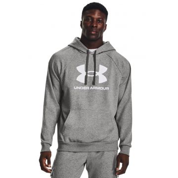 Hanorac lejer cu buzunar kangaroo Rival - Alb/Gri