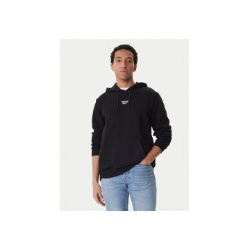 Hanorac sport barbati -  bumbac si poliester - negru