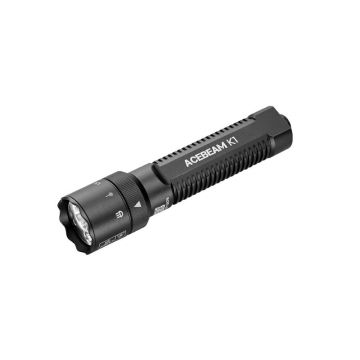 Lanterna profesionala EDC Acebeam K1 Black, 1000 lumeni, 223 m, UV 365nm