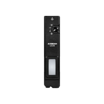 Lanterna profesionala multifunctionala Acebeam UC25 Black, 3100 lumeni, 174 m, UV 365nm