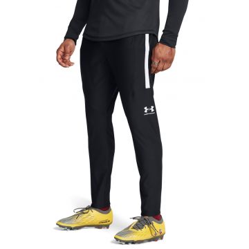 Pantaloni cu buzunare laterale pentru fotbal Challenger Pro - Negru stins