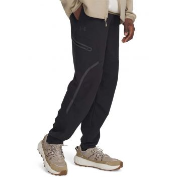 Pantaloni de trening cu snur - pentru fitness - Negru