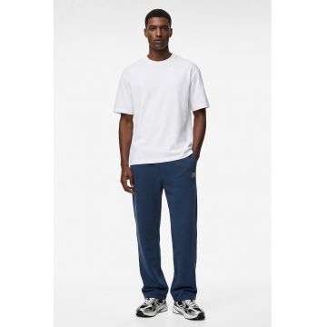 Pantaloni de trening pentru fitness cu talie elastica - Albastru inchis